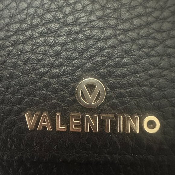 Valentino by Mario Valentino Black Leather Crossbody Bag - Picture 4 of 11